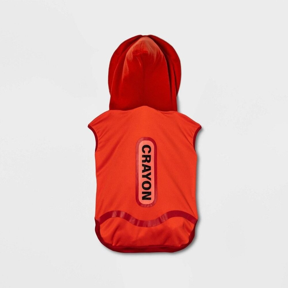 Hyde & EEK Dog Hoodie Halloween Costume Crayon Box Collection Red XXL